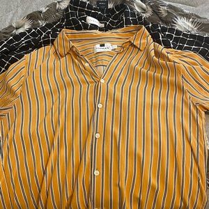 Mens summer camp collar button up bundle